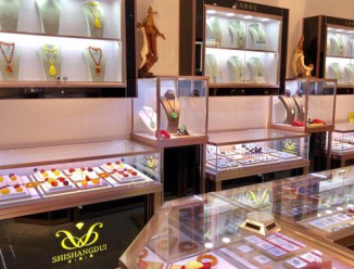 临汾珠宝展柜厂家做的珠宝店背柜尺寸是多少